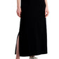 Vestido longo sem mangas de algodão feminino Style &amp; Co, preto, tamanho grande