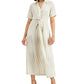 Vestido longo com frente torcida Alfani feminino, marrom, tamanho 4, pequeno
