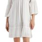 Vestido feminino com acabamento em crochê da INC International Concepts, tamanho X-Large, branco