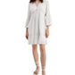 Vestido feminino com acabamento em crochê da INC International Concepts, tamanho X-Large, branco