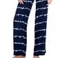 Calça feminina de perna larga INC International Concepts, azul, tamanho XX-G