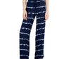 Calça feminina de perna larga INC International Concepts, azul, tamanho XX-G