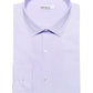 Camisa social texturizada Bar III Max Slim Fit masculina, roxa, tamanho grande