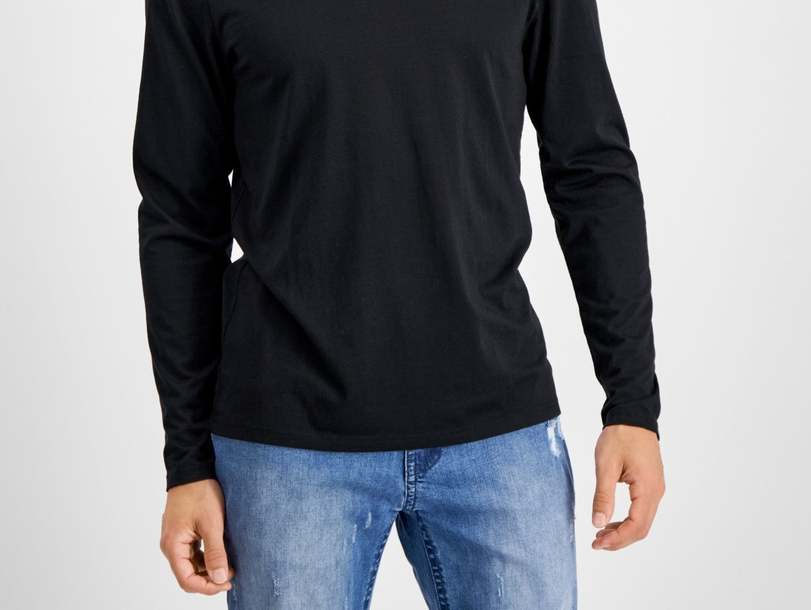 Moletom com capuz masculino Island Breeze Burnout da INC International Concepts, preto, tamanho XX-G