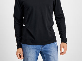 Moletom com capuz masculino Island Breeze Burnout da INC International Concepts, preto, tamanho XX-G