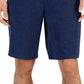 Ideology Shorts de malha grande e alto masculino, azul, tamanho XXX-G