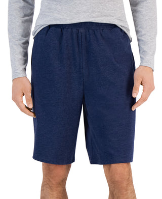 ID Ideology Shorts de malha de ajuste regular masculino, azul, tamanho pequeno
