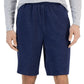 ID Ideology Shorts de malha de ajuste regular masculino, azul, tamanho médio