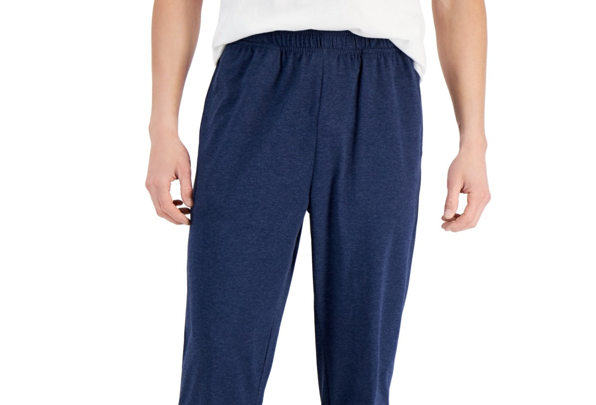 Calça jogger masculina ID Ideology aberta, azul, tamanho extragrande