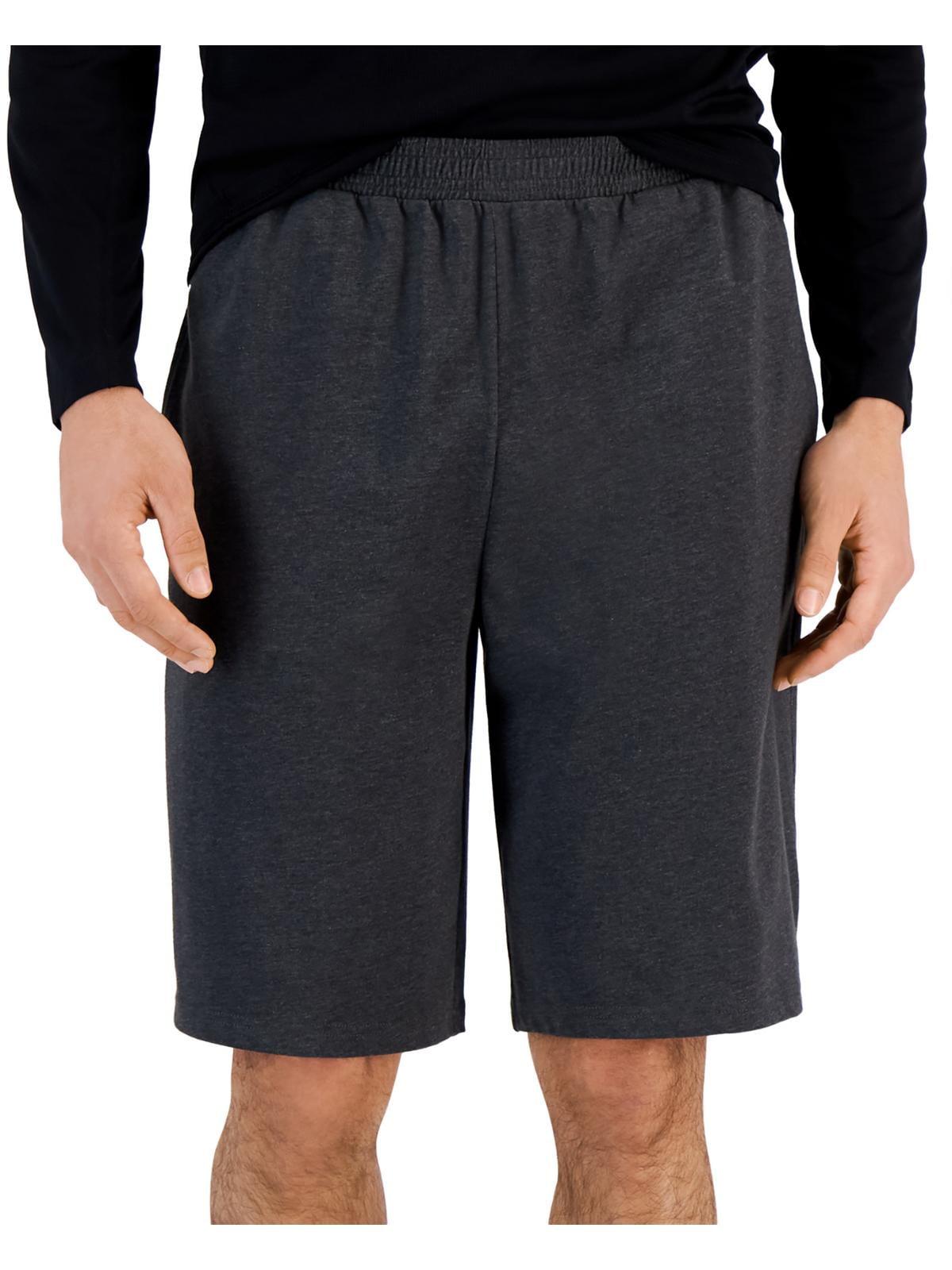 ID Ideology Shorts de malha masculino regular fit cinza tamanho 3X