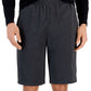 ID Ideology Shorts de malha de ajuste regular masculino cinza tamanho médio