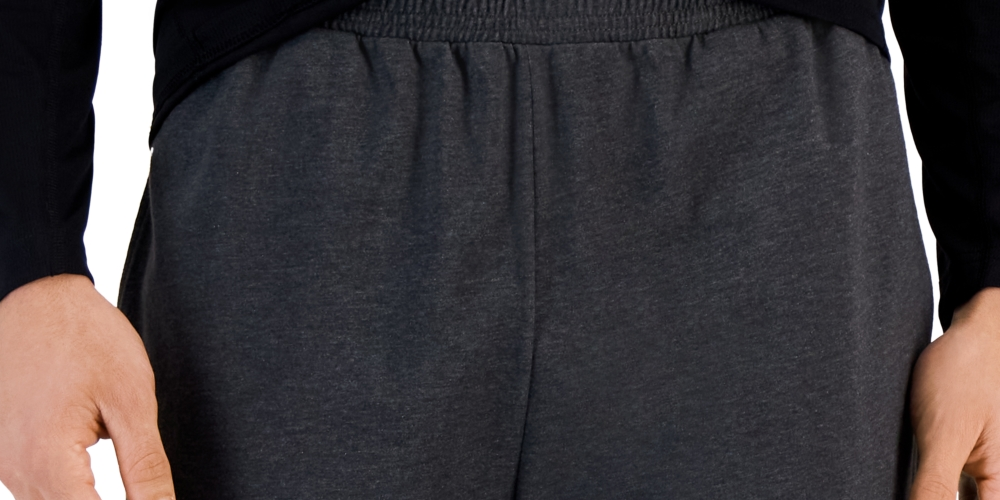 ID Ideology Shorts de malha de ajuste regular masculino cinza tamanho médio