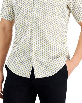 Alfani Men's Geometric PrinT-Shirt White Size Large