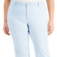 Calça jeans capri feminina Style &amp; Co, azul, tamanho 14W