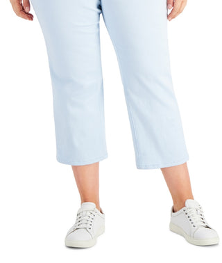 Calça jeans capri feminina Style &amp; Co, azul, tamanho 14W
