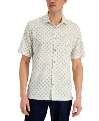 Camiseta Alfani Masculina Crescent Print Branca Tamanho XX-G