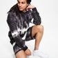 Moletom com capuz masculino Shibori Sun + Stone, preto, tamanho pequeno