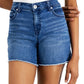 Shorts femininos desgastados e desfiados da Style &amp; Co, azul, tamanho 12