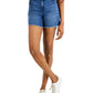 Shorts femininos desgastados e desfiados da Style &amp; Co, azul, tamanho 12