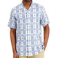 Camisa masculina Club Room Tribal Etch, branca, tamanho pequeno