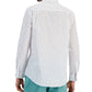 Camisa Masculina Estampa Floral Club Room Branca Tamanho X-G