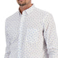 Camisa Masculina Estampa Floral Club Room Branca Tamanho X-G