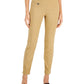 Calça skinny estampada Alfani feminina com controle de barriga, tamanho 12, marrom