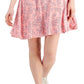 Vestido feminino com estampa floral e mangas esvoaçantes, estilo &amp; co, rosa, tamanho extragrande