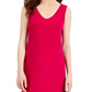 Vestido longo sem mangas estilo &amp; co feminino, tingido, rosa, tamanho pequeno