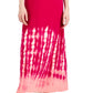 Vestido longo sem mangas estilo &amp; co feminino, tingido, rosa, tamanho pequeno
