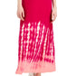 Vestido longo sem mangas estilo &amp; co feminino, tingido, rosa, tamanho grande