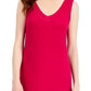 Vestido longo sem mangas estilo &amp; co feminino, tingido, rosa, tamanho extragrande