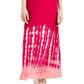 Vestido longo sem mangas estilo &amp; co feminino, tingido, rosa, tamanho GG