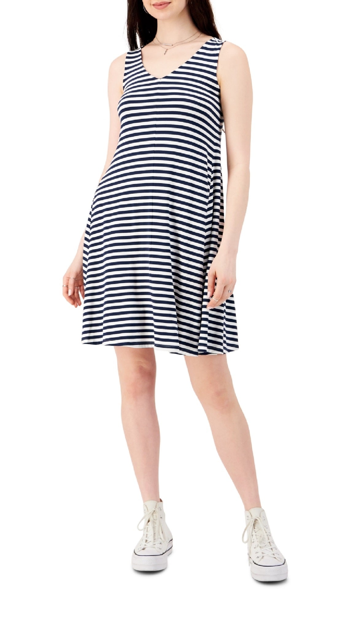 Vestido chinelo cruzado feminino Style &amp; Co, azul, tamanho XX-G