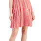 Vestido chinelo cruzado feminino Style &amp; Co, vermelho, tamanho extragrande