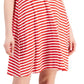 Vestido chinelo cruzado feminino Style &amp; Co, vermelho, tamanho extragrande