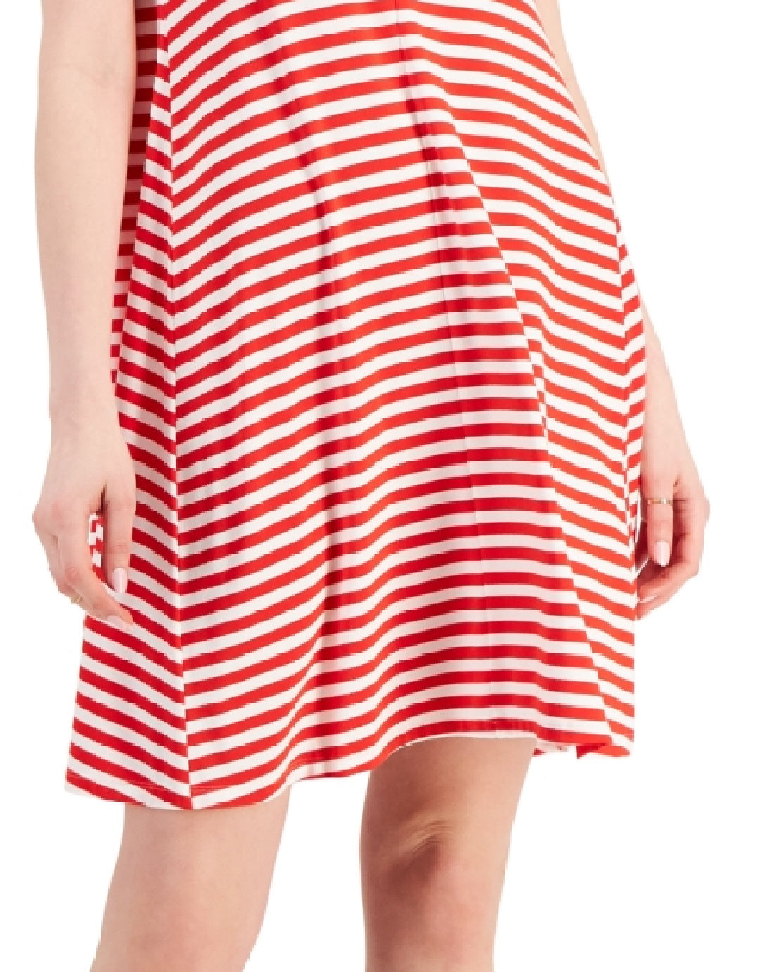 Vestido chinelo cruzado feminino Style &amp; Co, vermelho, tamanho extragrande
