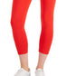 Legging Capri Feminina Cintura Alta Estilo &amp; Co Vermelha Tamanho X-G
