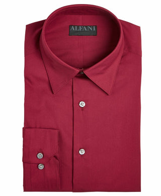 Camisa social masculina Alfani Slim Fit com elasticidade bidirecional e resistente a manchas - cor - tamanho 32 x 33
