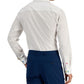 Camisa social masculina Bar III Slim Fit com botões coloridos, branca, tamanho pequeno