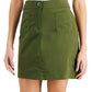 Saia-calça feminina Karen Scott verde tamanho 10 pequena