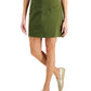Saia-calça feminina Karen Scott verde tamanho 10 pequena