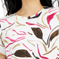 Camiseta estampada feminina Alfani rosa tamanho pequeno pequeno