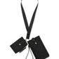 Bolsa feminina Ashlii Lanyard da INC International Concepts, preta, tamanho regular