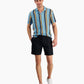 Shorts masculinos INC International Concepts Lyocell com 6 costuras internas e frente plana, preto, tamanho 40