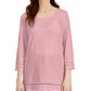 Karen Scott Top Feminino com Acabamento em Treliça Rosa Tamanho X-G