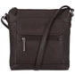 Giani Bernini Bolsa transversal Venice de couro napa feminina, marrom, tamanho regular