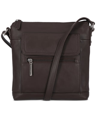 Giani Bernini Women's Nappa Leather Venice Crossbody Brown Size Regular