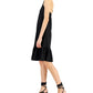 Vestido Halter Feminino INC International Concepts Preto Tamanho Grande