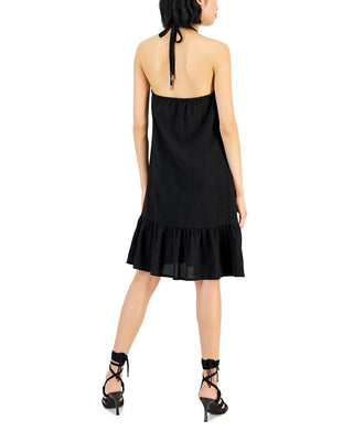 Vestido Halter Feminino INC International Concepts Preto Tamanho Grande